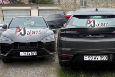 99-AV-999 dövlət qeydiyyat nişanlı Lamborghini avtomobili ilə bağlı tədbir görülüb.
